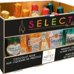 Цукерки Пляшки з лікером SELECT LIQUEURS DARK CHOCOLATE BOTTLES IN CRATE ABTEY 155 г Франція