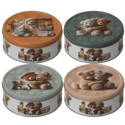 Печиво вершкове Милі Ведмедики Cute Teddies Danish Butter Cookies ж/б 150 г Данія