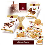 Вафельні трубочки в молочному шоколаді з кремом Тирамісу Tago Crisps Tiramisu flavour 140 г Польща