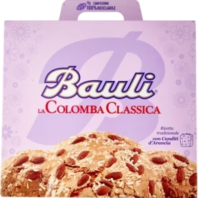 Кекс (Панеттон) з мигдалем і апельсиновою цедрою класичний Bauli La Colomba Classica 1 кг Італія