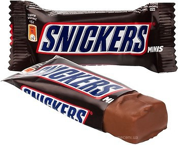 Шоколадний батончик Snickers Minis 18 г Нідерланди