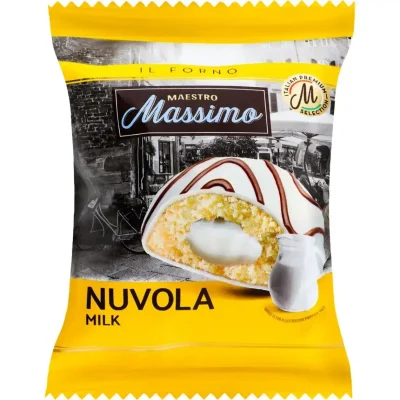 Тістечко молочне з молочним кремом Maestro Massimo Nuvola Milk 50 г Італія