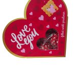 Шоколадні цукерки праліне з карамельною начинкою "Люблю тебе" Becky's Love you 50 г Нідерланди