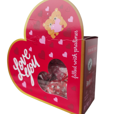 Шоколадні цукерки праліне з карамельною начинкою "Люблю тебе" Becky's Love you 50 г Нідерланди