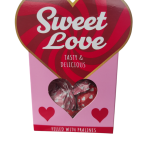 Шоколадні цукерки праліне з карамельною начинкою "Солодке кохання" Becky's Sweet love 50 г Нідерланди