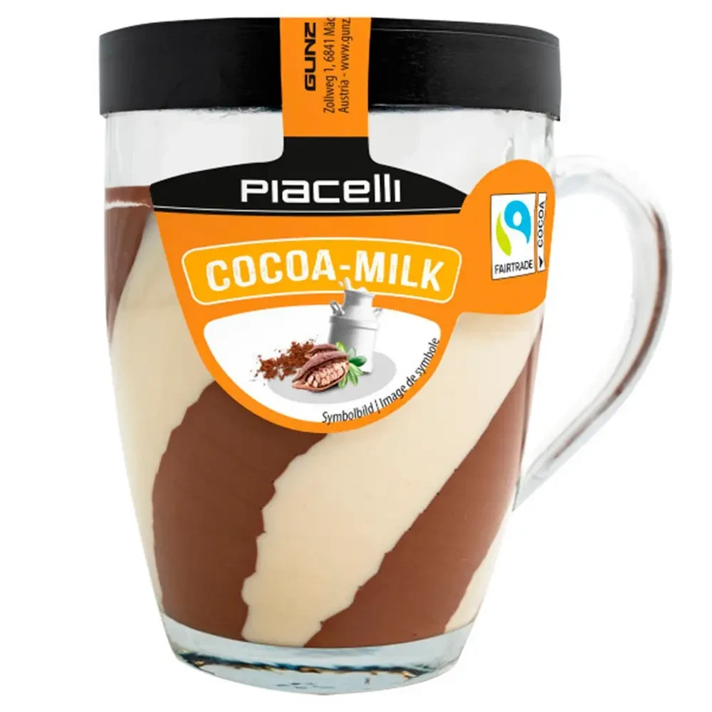 Шоколадно-молочная паста (крем) Piacelli Cocoa-Milk Piacelli 300 г Австрия