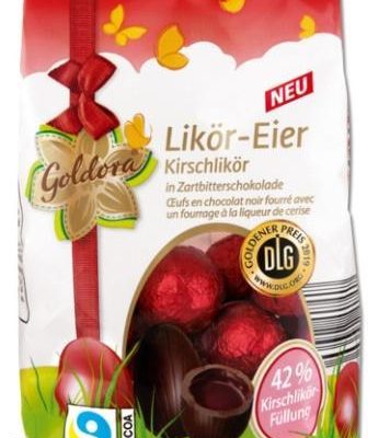 Шоколадні цукерки з вишневим лікером Goldora Kirschlikor 150 г Німеччина