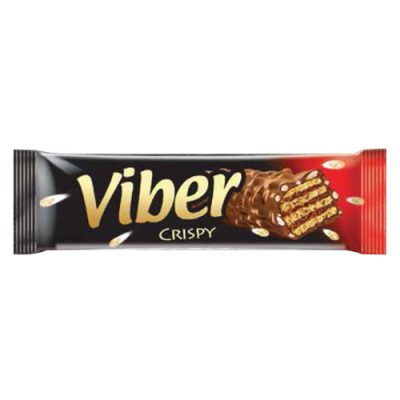 Вафельний хрусткий батончик з кавовим кремом Вайбер Viber Crispy 25 г