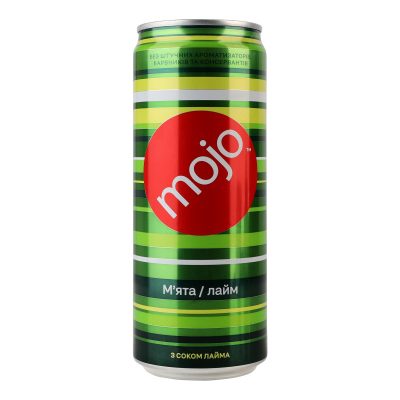 Напій Mojo зі смаком М'ята Лайм 0,33 Україна
