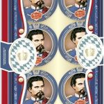 Апельсиновий марципан у молочному шоколаді Reber König Ludwig Kugel Німеччина (10 шт.) 200г