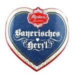 Марципан у молочному шоколаді Баварське серце Bayerisches Herz ́l Reber Німеччина 31 г