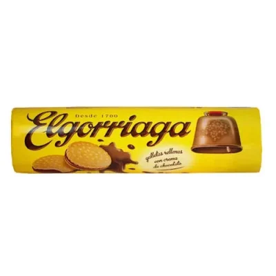Печиво сендвіч із шоколадним кремом Elgorriaga Rellenas Con Crema De Chocolate Іспанія 500 г