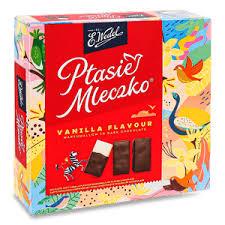 Цукерки Пташине Молоко з ванільним смаком E.Wedel Ptasie Mleczko 340г Польща