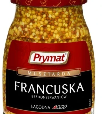 Французька Гірчиця БЕЗ КОНСЕРВАНІВ PRYMAT FRANCUSKA ≥agodna180г Польща