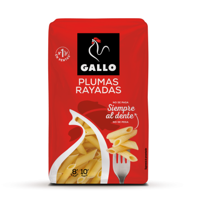 Макаронні вироби Пір'я Рифлені Gallo Plumas Rayadas 450 г Іспанія