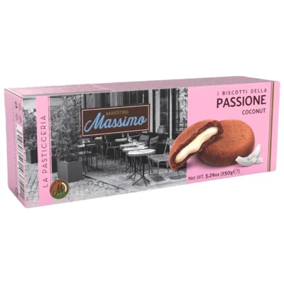 Печиво з кокосовим кремом Maestro Massimo Passione Coconut 150 г Італія