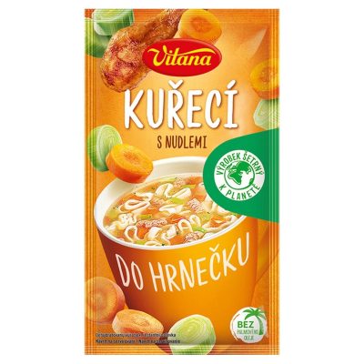 Суп у кухлі курка з локшиною Vitana Do rrneşku Ku| ecí s nudlemi 14 г Чехія