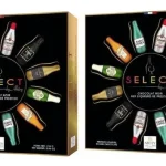 Цукерки з чорного шоколаду Пляшки з Лікером Liqueurs Selection Abtey 155 г Франція