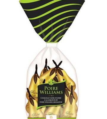 Конфеты из Черного шоколада Груша с Ликером Poire Williams Abtey 200 г  Франция