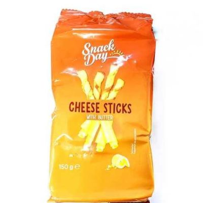 Сирні хрусткі палички з додаванням олії Snack Day Cheese Sticks 150 г Нідерланди