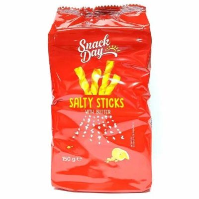 Сирні хрусткі палички з додаванням олії та соліSnack Day Salty Sticks 150 г Нідерланди