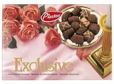 Цукерки шоколадні Ексклюзив Асорті Piasten Exclusive 180 г Німеччина