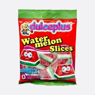 Желейні цукерки БЕЗ ГЛЮТЕНА Кавун Dulceplus Water melon 100 г Іспанія