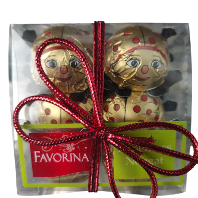 Шоколадні цукерки з горіховою нугою Сонечки Favorina (16 шт.) 100 г Німеччина