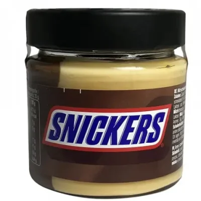 Шоколадна паста (крем) Snickers 200 г Великобританія