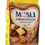Мюслі хрусткі з 3 видами шоколаду Bona Vita Чехія 700 г
