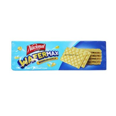 Вафлі молочні з ванільним смаком NACIONAL Wafermax Vanilla 125 г Португалія