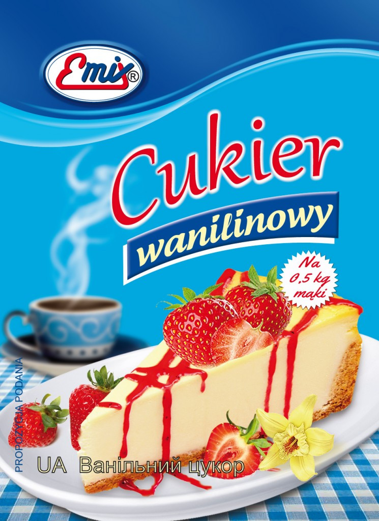 Цукор ванільний Emix Польща 16г