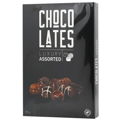 Шоколадні цукерки Асорті (10 різновидів) Schwarz Assorted Chocolate Німеччина 180 г