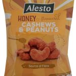 Горіховий мікс кешью та арахісу з медом та сіллю Alesto Mieszanka z miodem i sola 200г Польща