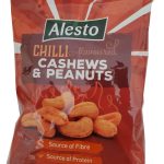 Горіховий мікс кеш'ю й арахісу з перцем чилі Alesto Mieszanka z papryczka chilli 200 г Польща
