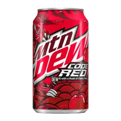 Напій сильногазований Mountain Dew Code Red 330 мл ж/б США