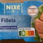 Філе тунця у власному соку Nixe fillets from real skipjack tuna 3x80г Німеччина