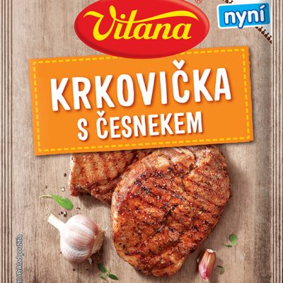 Приправа для нашийка з часником Vitana Krkoviôka s ssnakom 28 г Чехія