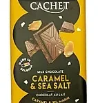 Шоколад CACHET (КАШЕТ) молочний 32% какао з карамеллю і морською сіллю Бельгія 300г
