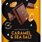 Шоколад CACHET (КАШЕТ) молочний 32% какао з карамеллю і морською сіллю Бельгія 300г