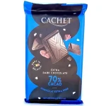 Шоколад Cachet (Кашет) чорний 70% какао Бельгія 300г