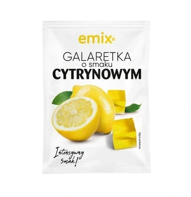 Залі зі смаком лимона Emix Galaretka 75 г Польща