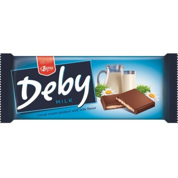 Молочна кондитерська плитка Deby 90 г Польща