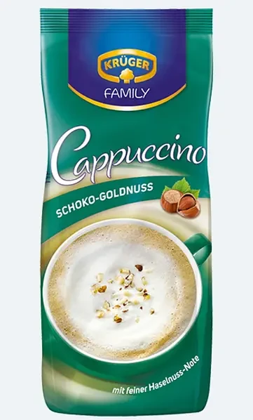 Капучино із шоколадно-горіховим смаком Кроger Family Schoko-Goldnuss 500 г Німеччина
