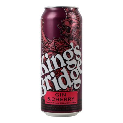 Напій слабоалкогольний King's Bridge Gin&Cherry 7% 500 мл Україна