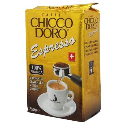 Кава мелена Chicco D'Oro espresso 100% Арабіка 250 г Швейцарія
