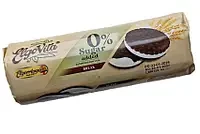 Печиво-сендвіч шоколадне з молочною начинкою БЕЗ САХАРА Elgo Vita 0% Azucares added Break 180 г Іспанія