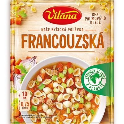 Суп французький з яловичиною Vitana Vitana Polévka francouzská 50 г Чехія