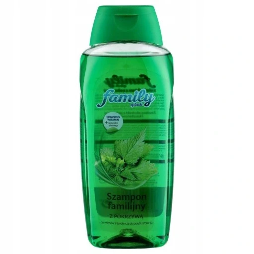 Шампунь сімейний із кропивою Family Splash 1 л Польща