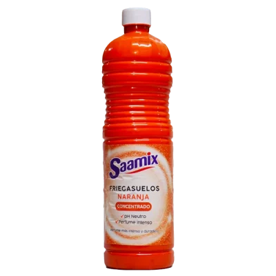 Концентрований засіб для миття підлоги з нейтральним PH (Апельсин) Saamix 1 л Іспанія